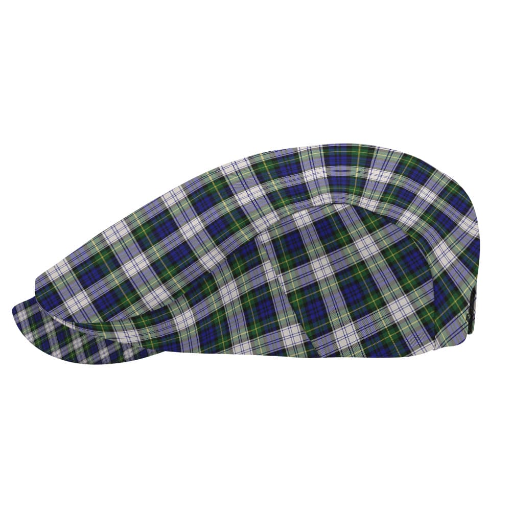 Scottish Gordon Dress Modern Tartan Flat Cap - Image 3