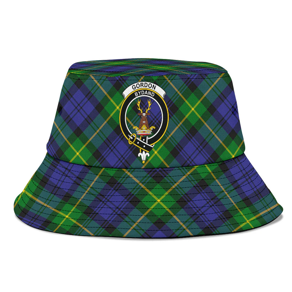 Scottish Gordon Modern Clan Badge Tartan Bucket Hat - Image 2
