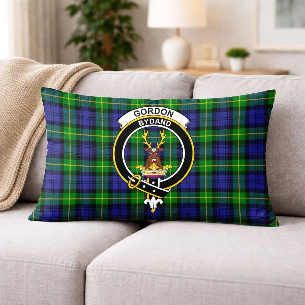 Scottish Gordon Modern Clan Badge Tartan Pillow Case - Image 3