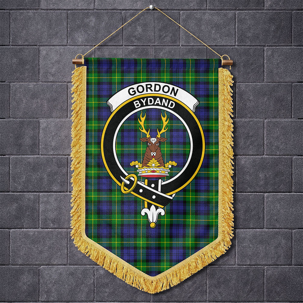 Scottish Gordon Modern Clan Badge Tartan Wall Hanging Banner