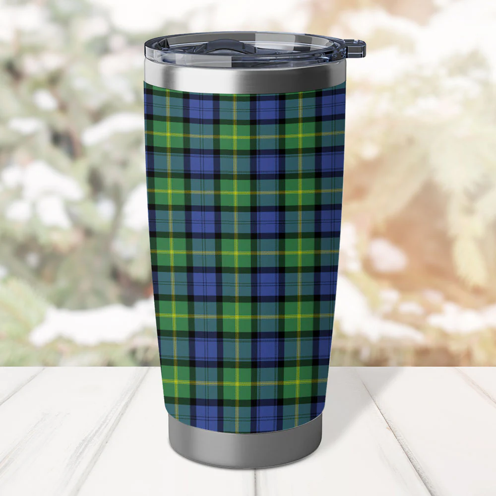 Scottish Gordon Old Ancient Clan Badge Tartan Tumbler - Image 3
