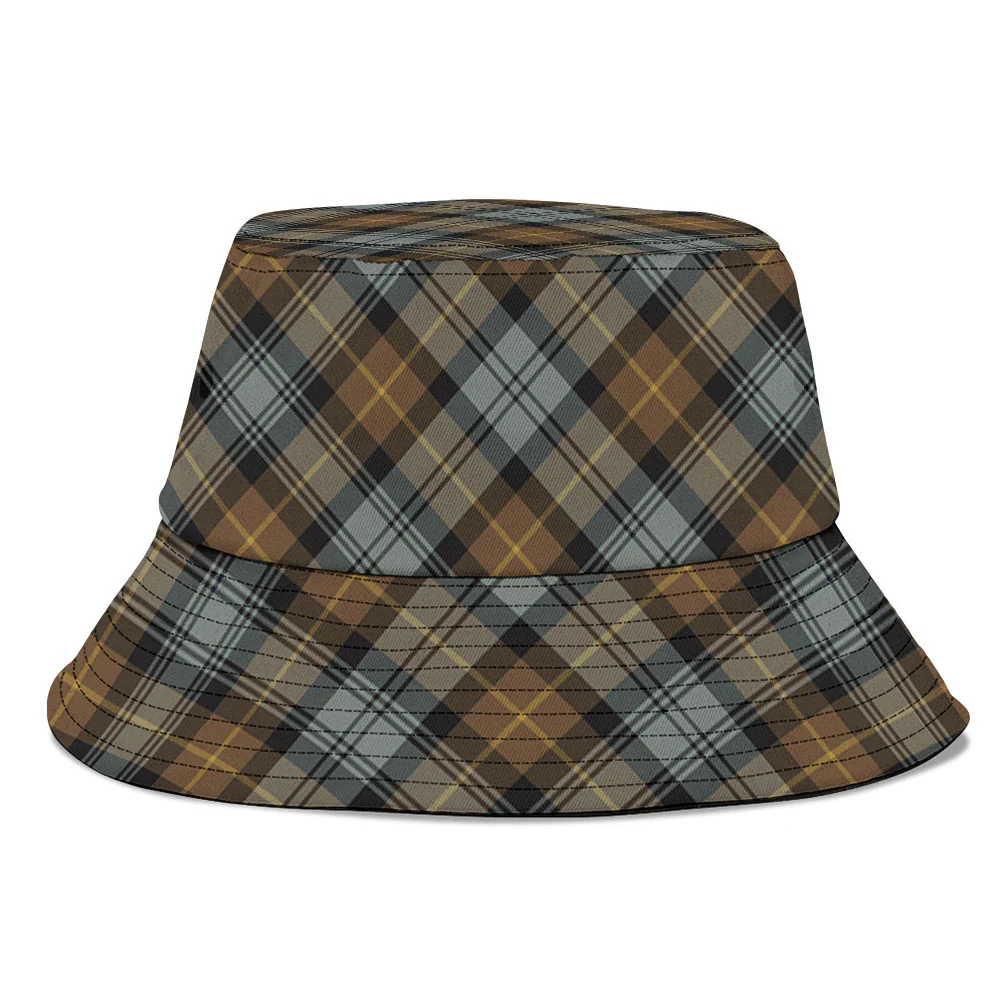 Scottish Gordon Weathered Clan Badge Tartan Bucket Hat