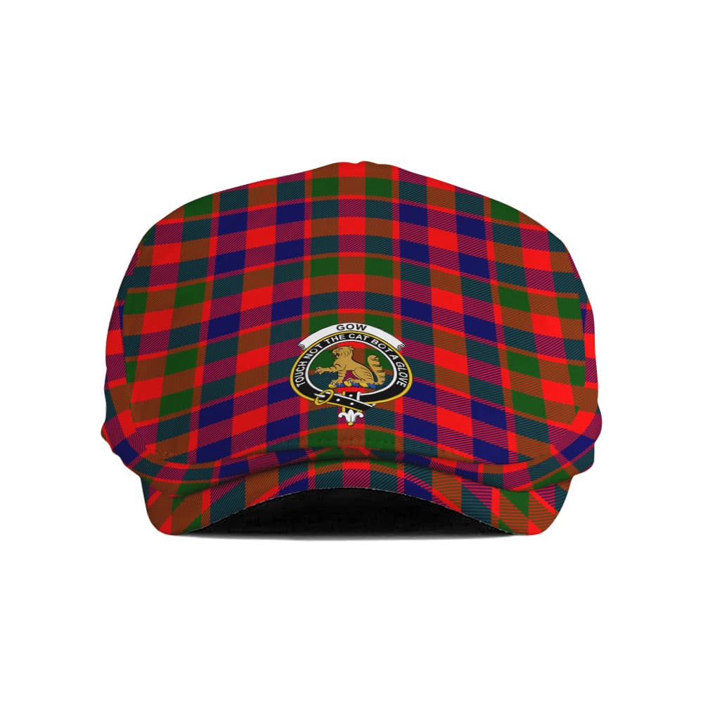 Scottish Gow (or McGouan) Clan Badge Tartan Flat Cap