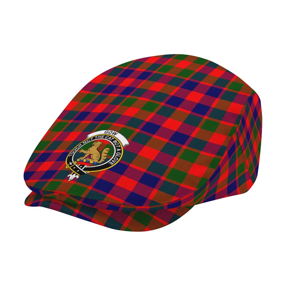Scottish Gow (or McGouan) Clan Badge Tartan Flat Cap - Image 2