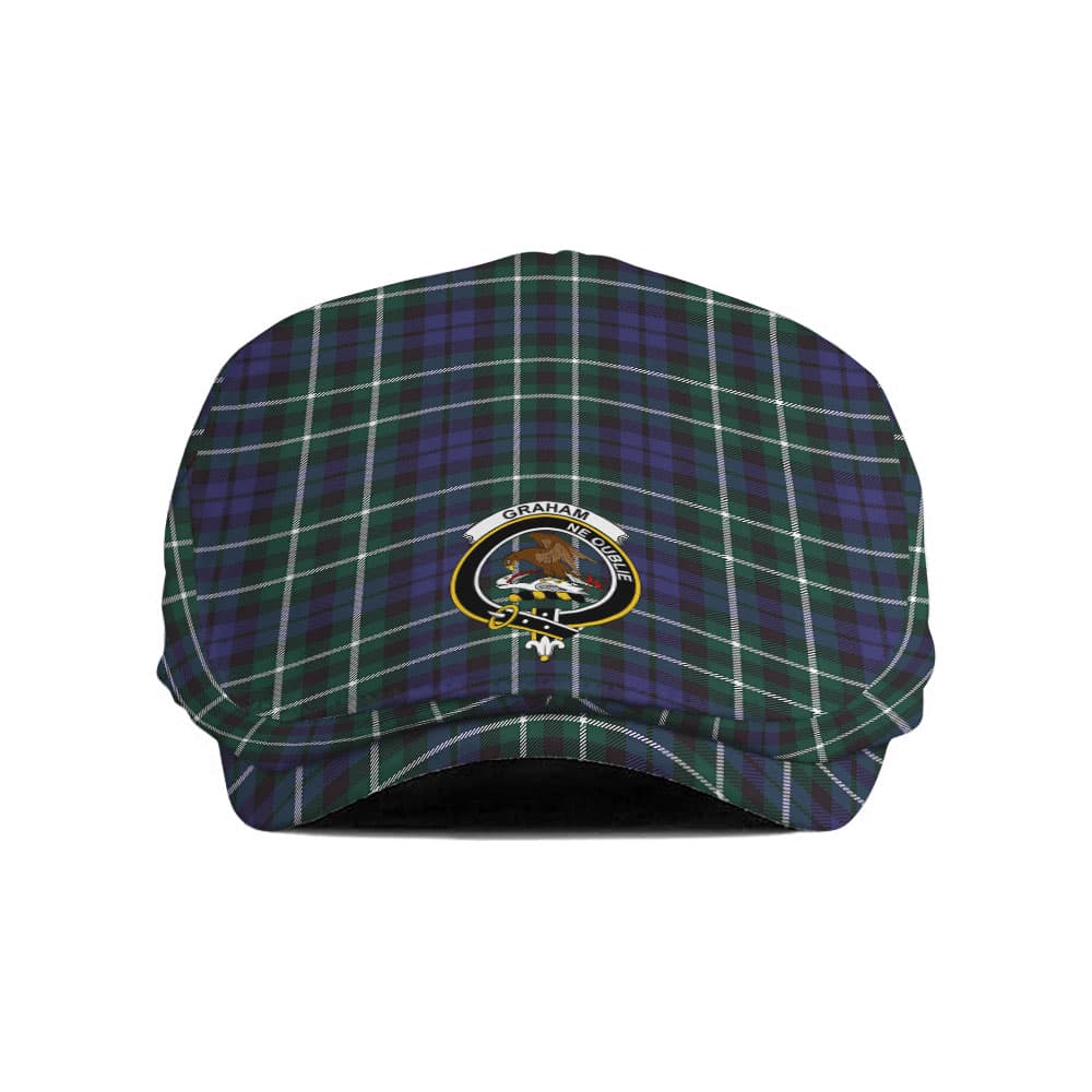 Scottish Graham Clan Badge Tartan Flat Cap