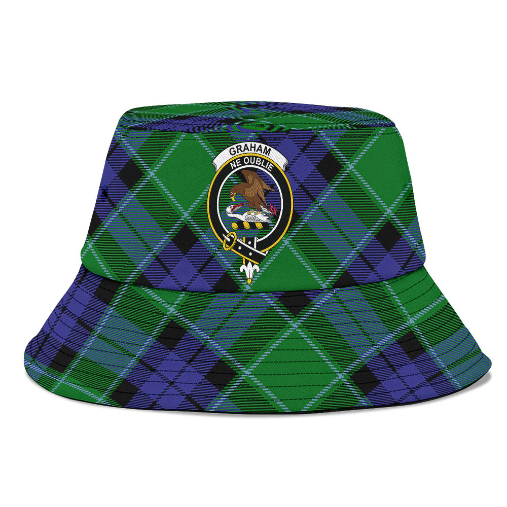 Scottish Graham of Menteith Modern Clan Badge Tartan Bucket Hat - Image 2