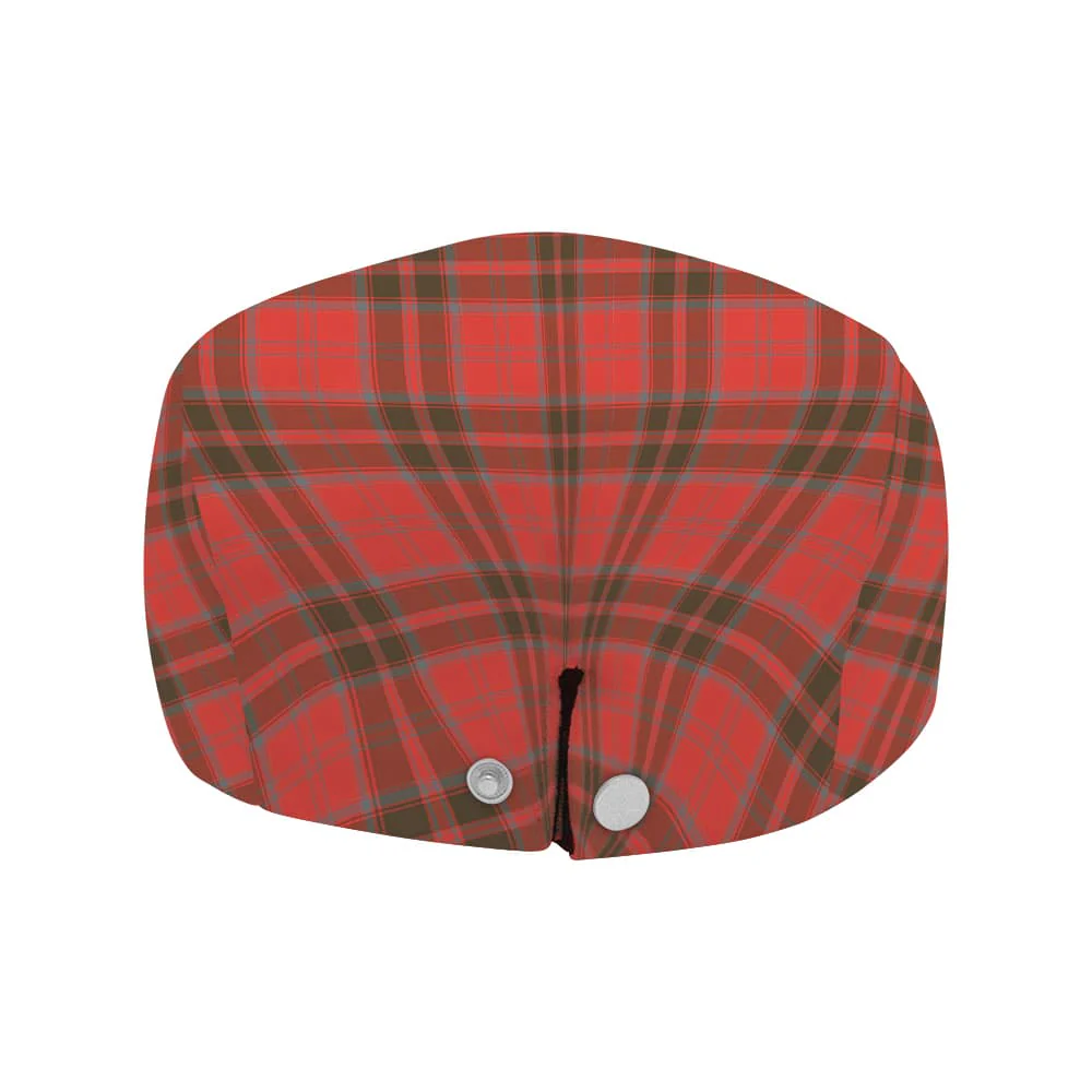 Scottish Grant Weathered Tartan Flat Cap - Image 4