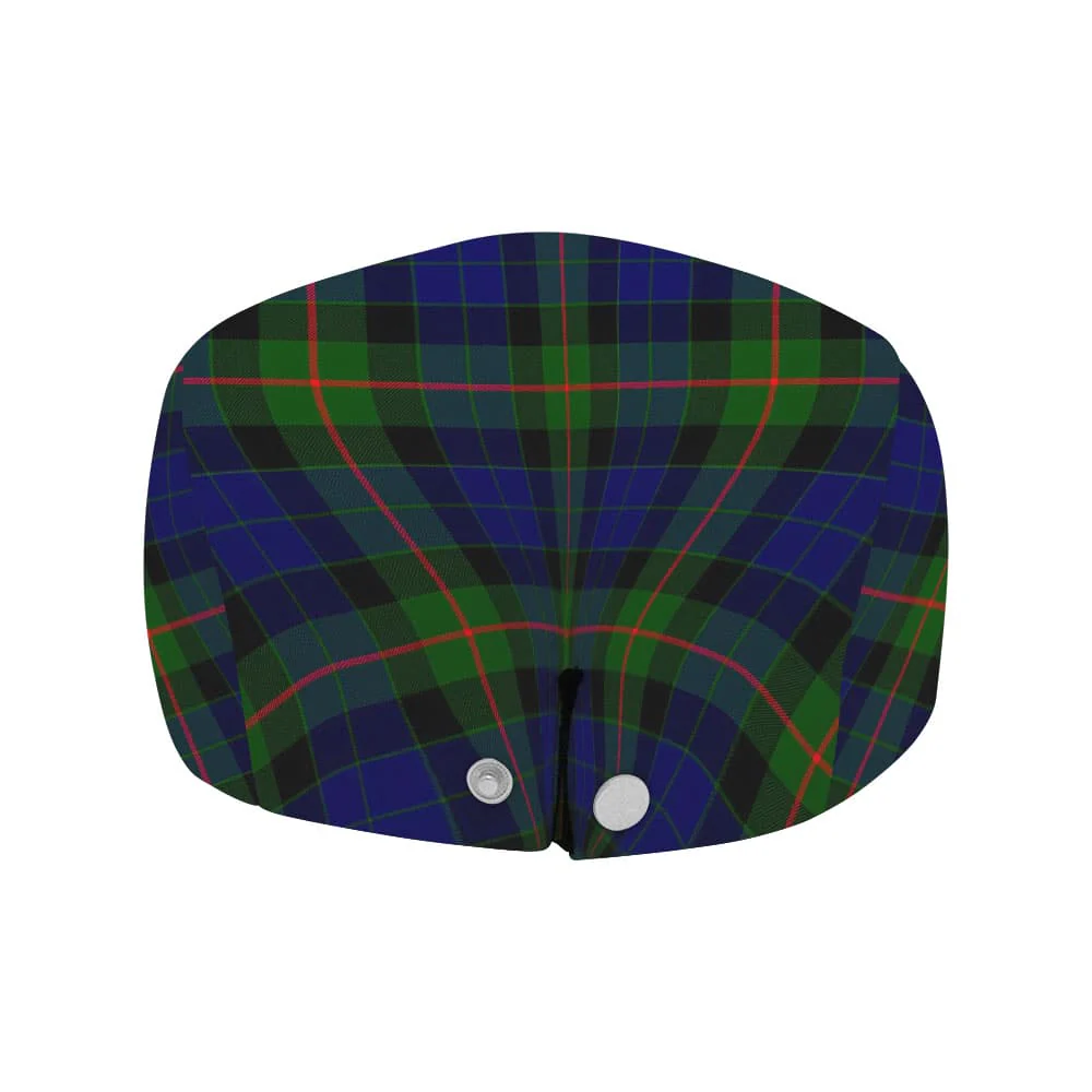 Scottish Gunn Clan Badge Tartan Flat Cap - Image 4