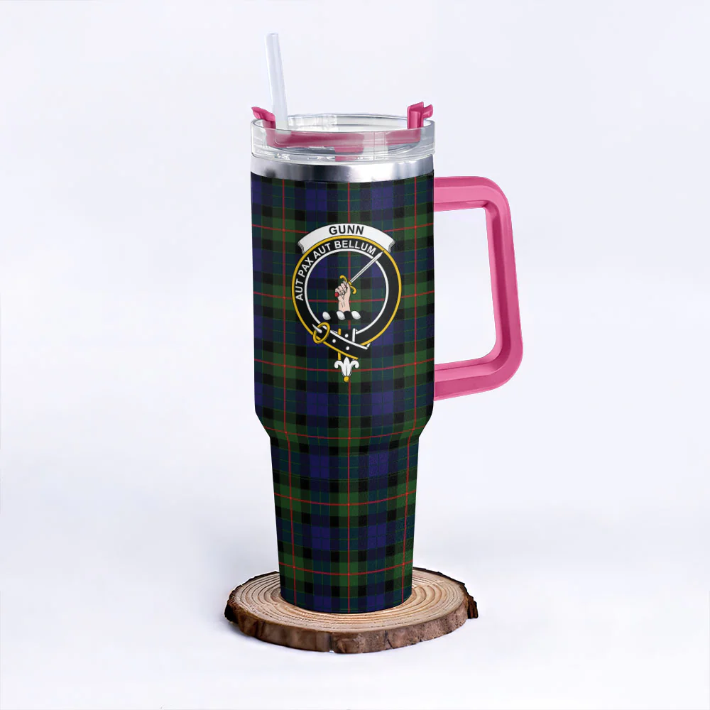 Scottish Gunn Modern Clan Badge Tartan 40oz Tumbler - Image 7