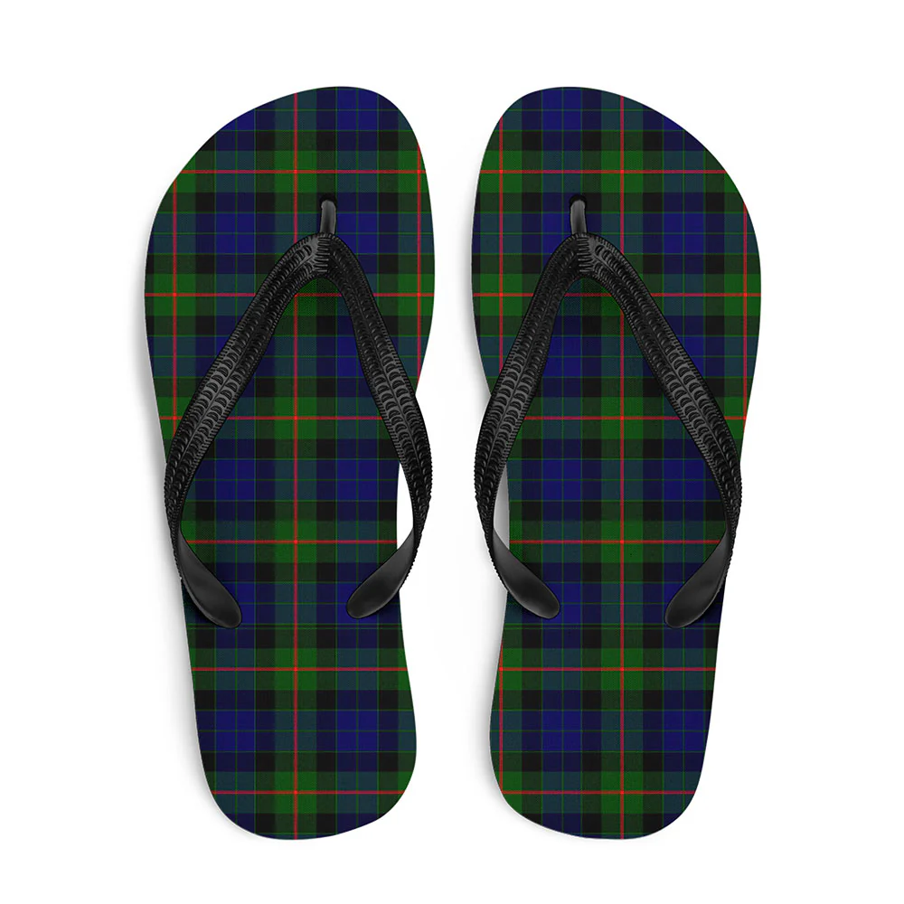 Scottish Gunn Modern Clan Badge Tartan Flip Flops