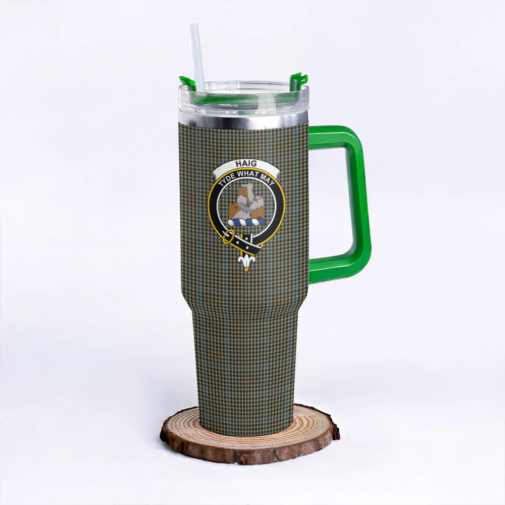 Scottish Haig Check Clan Badge Tartan 40oz Tumbler - Image 8