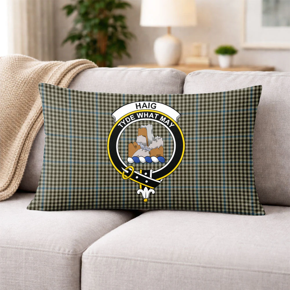 Scottish Haig Check Clan Badge Tartan Pillow Case - Image 3