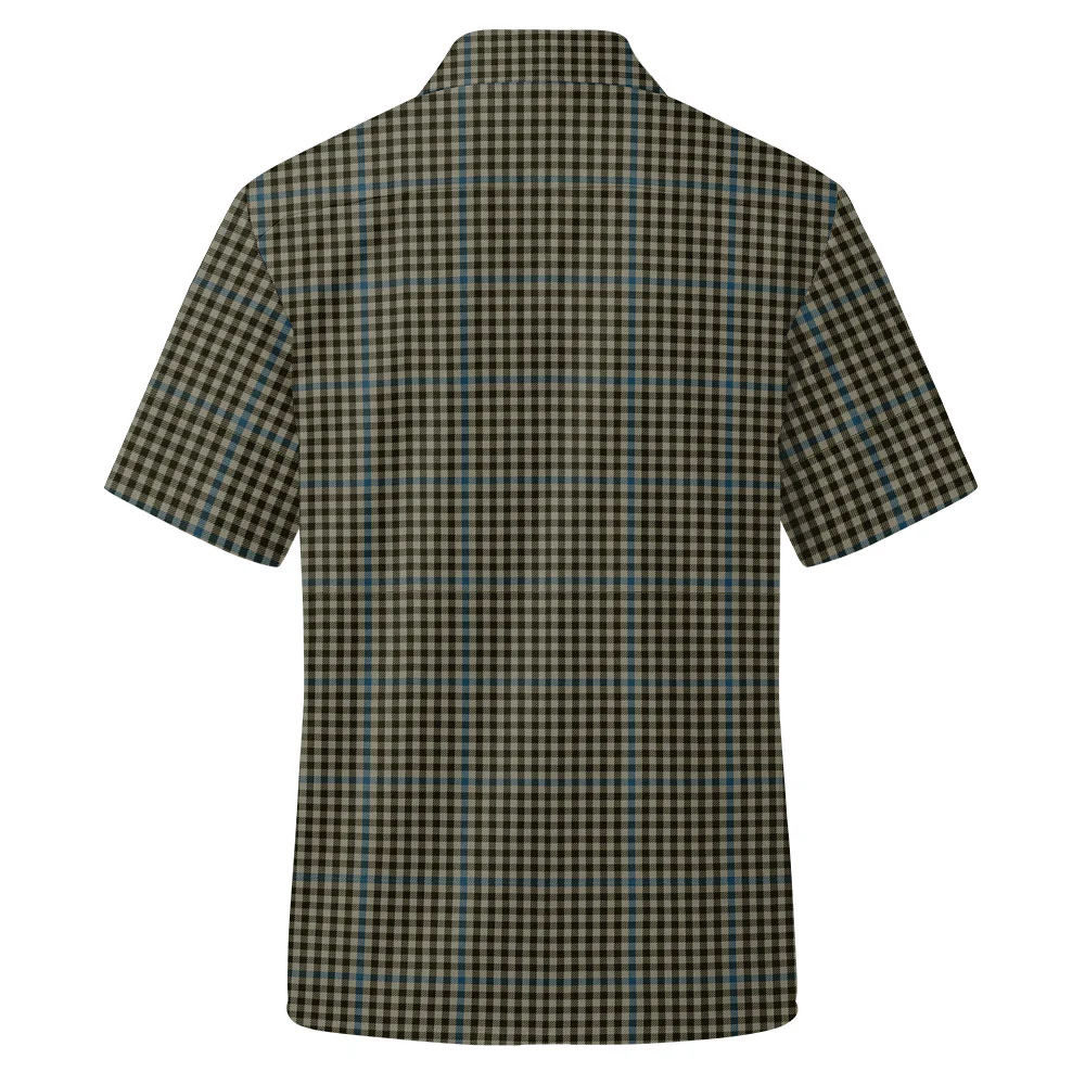 Scottish Haig Check Clan Badge Tartan Short Sleeve Work Shirt - Image 3
