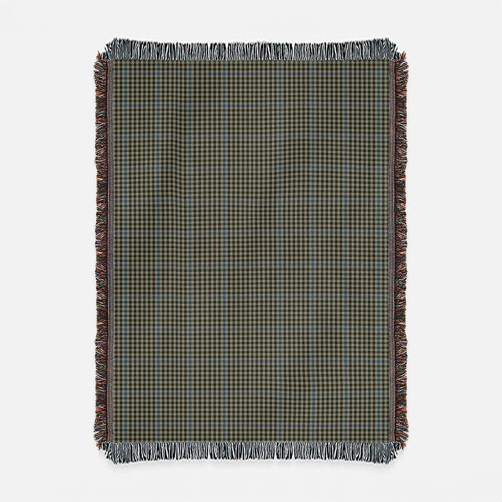 Scottish Haig Check Clan Badge Tartan Woven Blanket