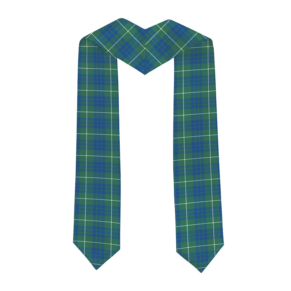 Scottish Hamilton Hunting Ancient Clan Badge Tartan Graduation Stole Black Gold Honor - Image 2