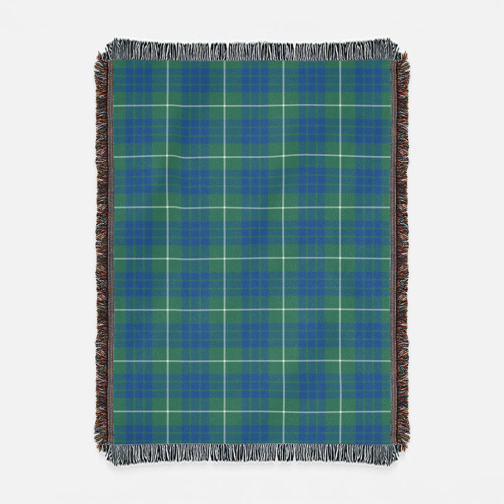 Scottish Hamilton Hunting Ancient Clan Badge Tartan Woven Blanket