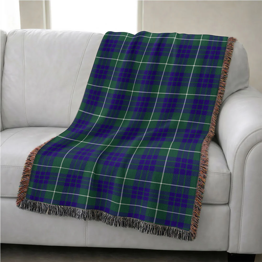 Scottish Hamilton Hunting Modern Clan Badge Tartan Woven Blanket - Image 4
