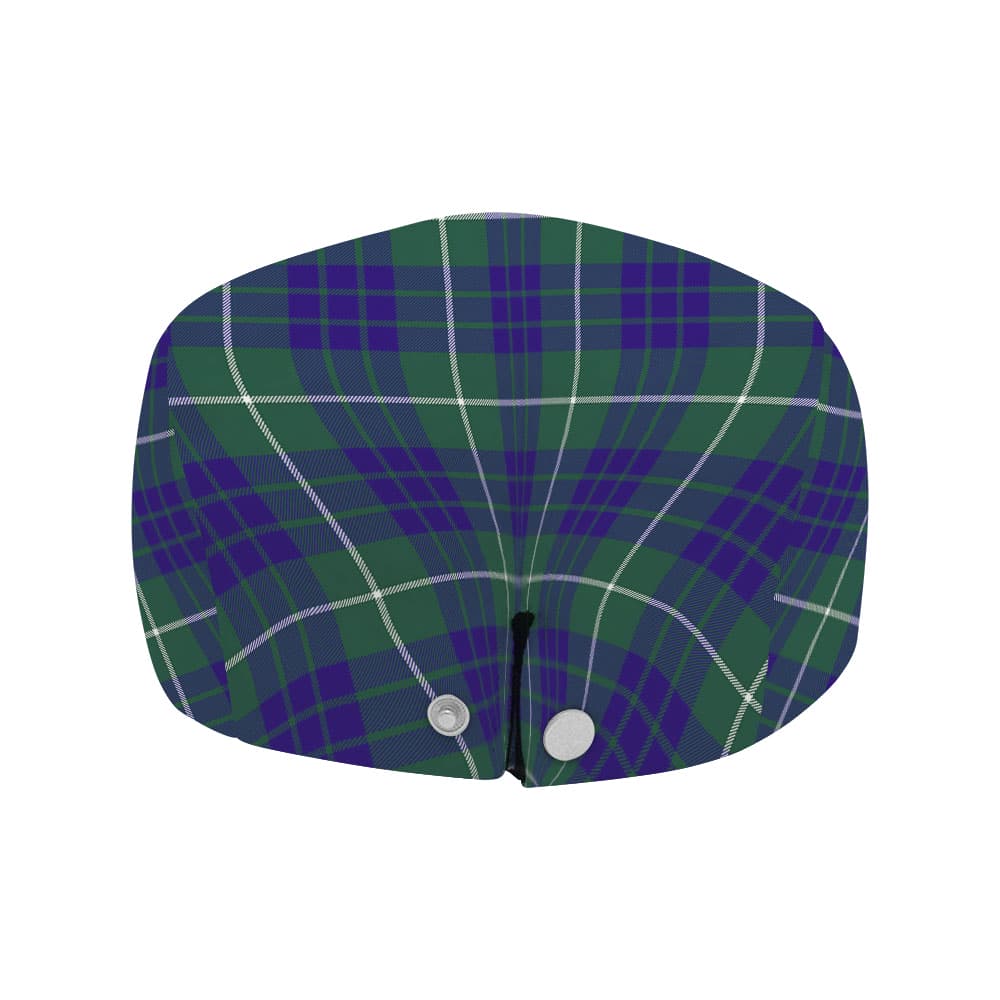 Scottish Hamilton Hunting Modern Tartan Flat Cap - Image 4