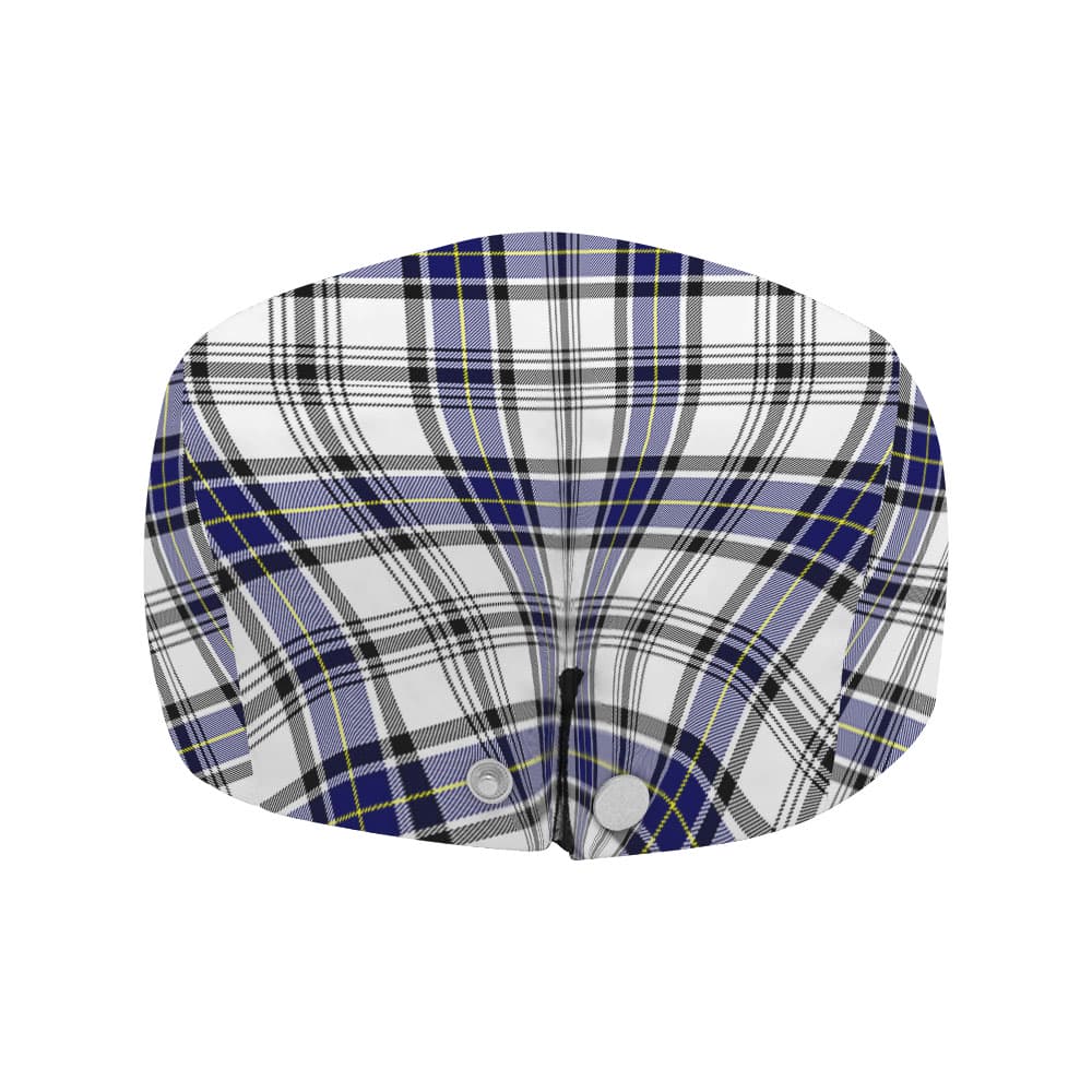 Scottish Hannay Clan Badge Tartan Flat Cap - Image 4