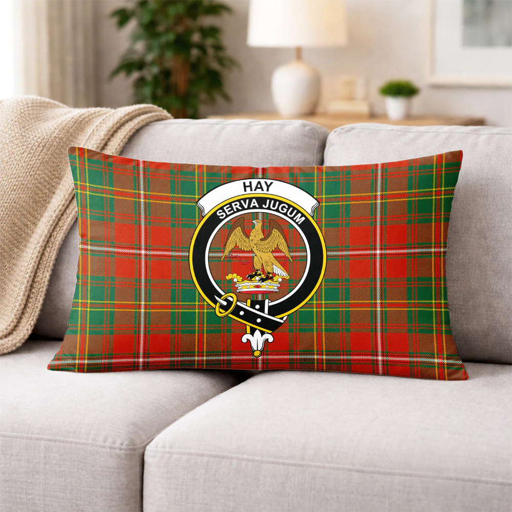 Scottish Hay Ancient Clan Badge Tartan Pillow Case - Image 3