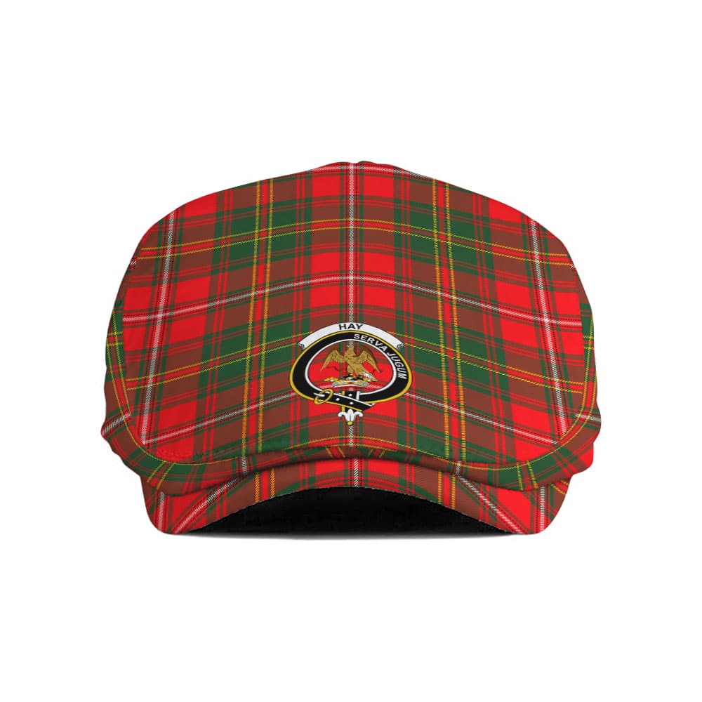 Scottish Hay Clan Badge Tartan Flat Cap
