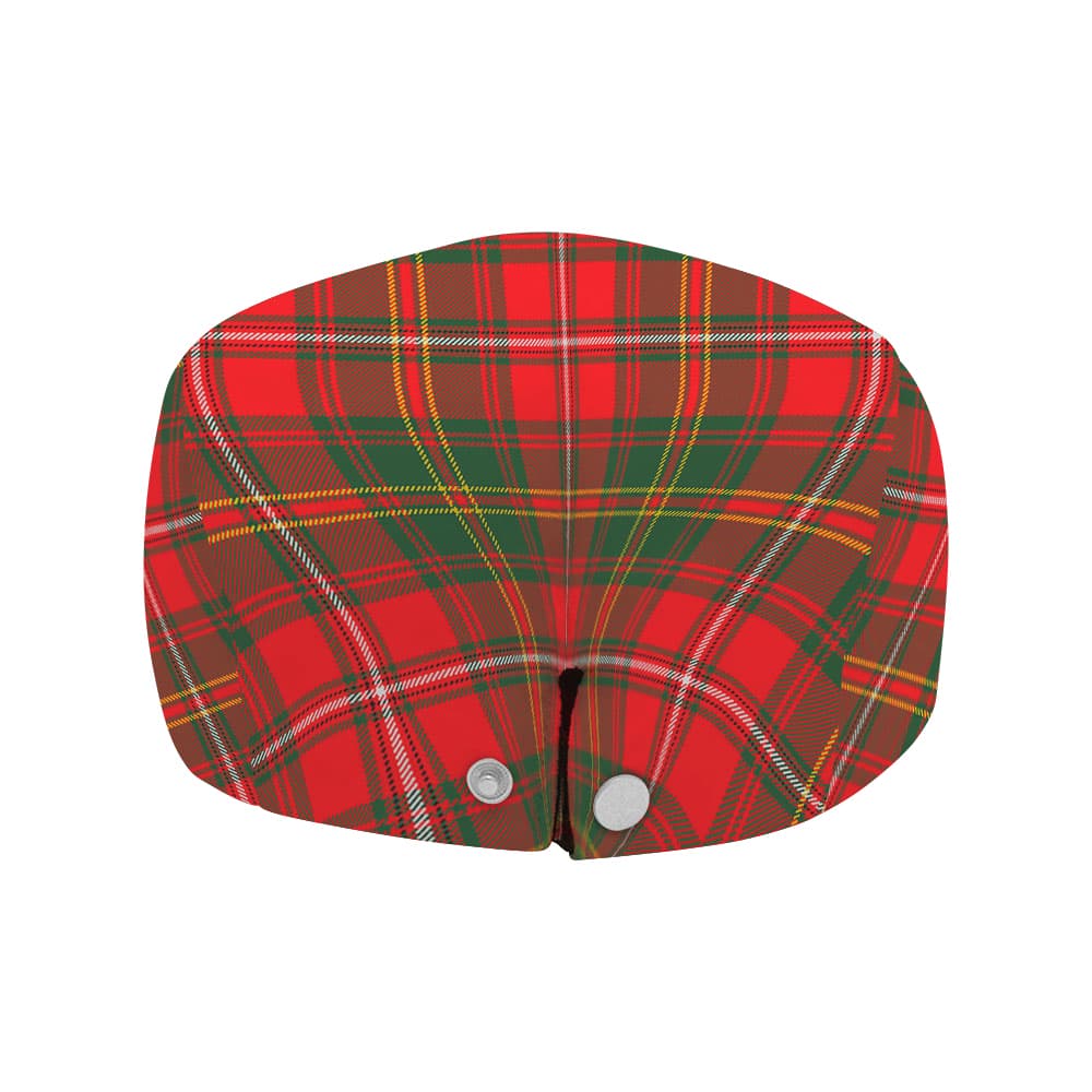 Scottish Hay Clan Badge Tartan Flat Cap - Image 4