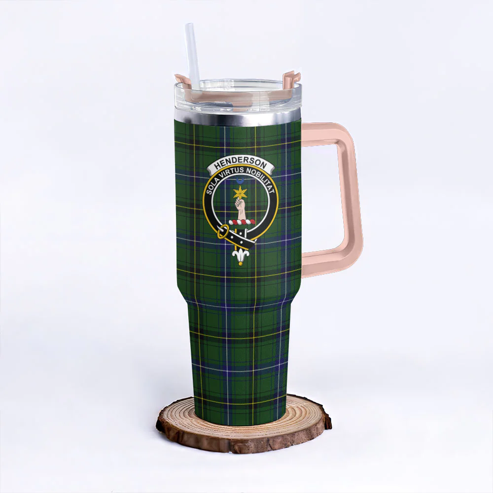 Scottish Henderson Modern Clan Badge Tartan 40oz Tumbler - Image 4
