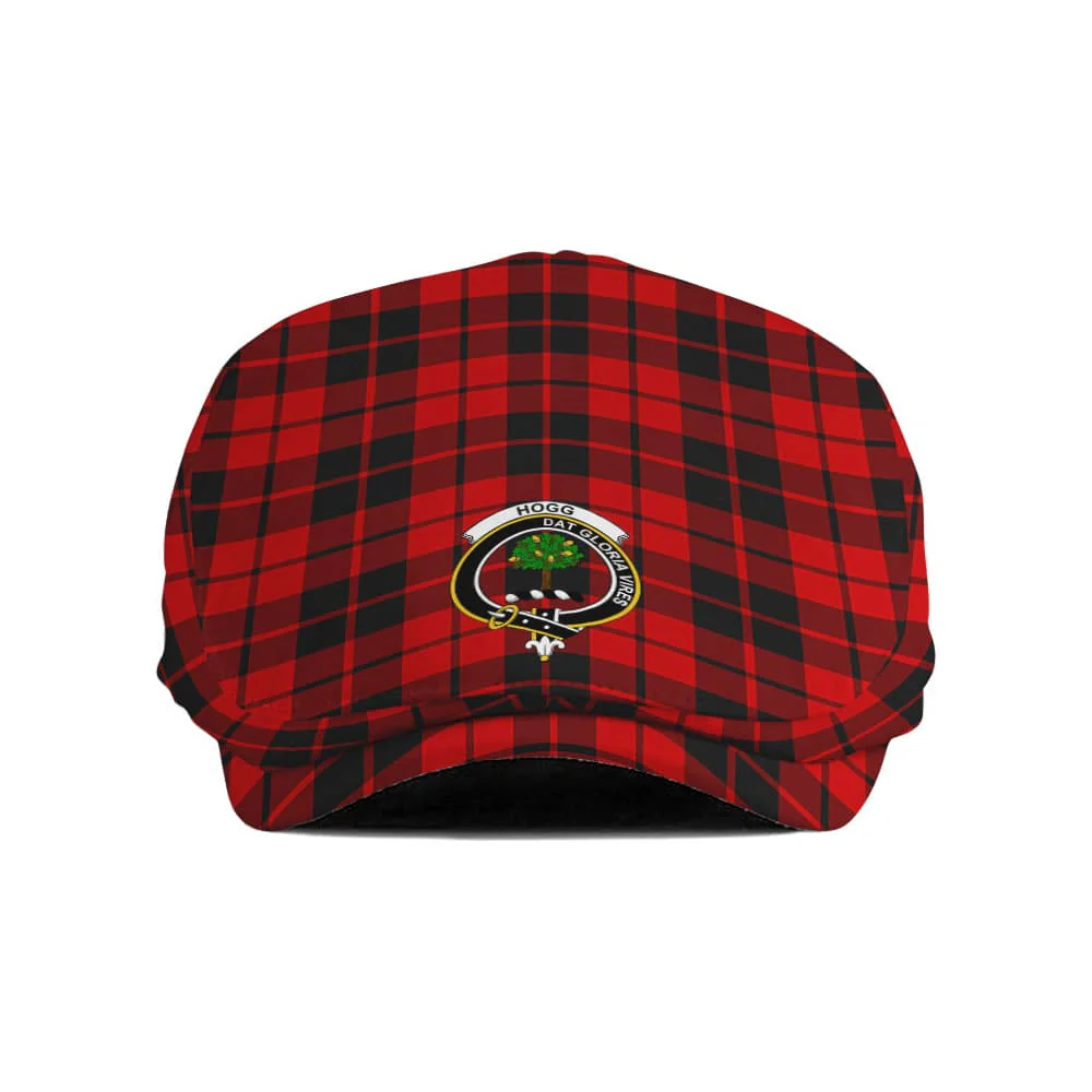 Scottish Hogg (or Hog) Clan Badge Tartan Flat Cap