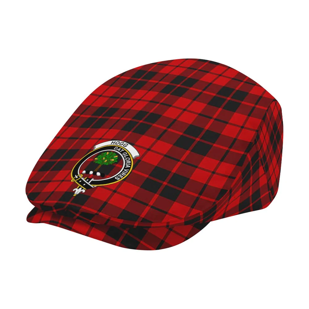 Scottish Hogg (or Hog) Clan Badge Tartan Flat Cap - Image 2