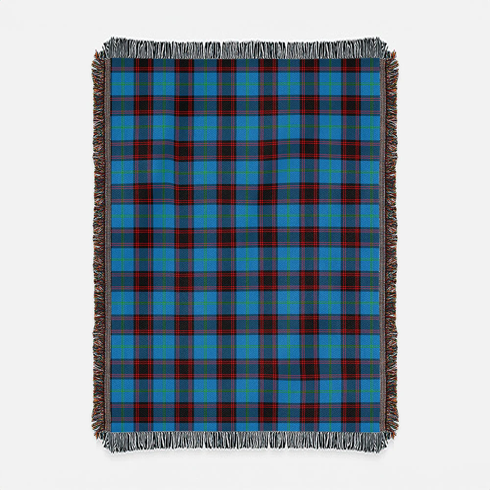 Scottish Home Ancient Clan Badge Tartan Woven Blanket