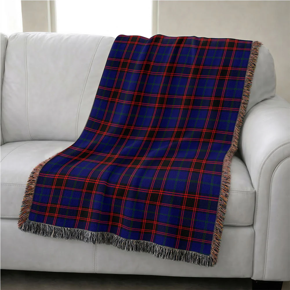 Scottish Home Modern Clan Badge Tartan Woven Blanket - Image 4