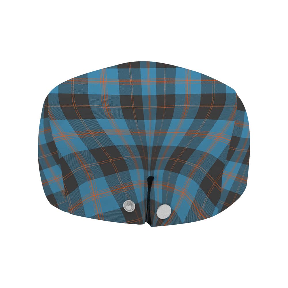 Scottish Horsburgh Clan Badge Tartan Flat Cap - Image 4