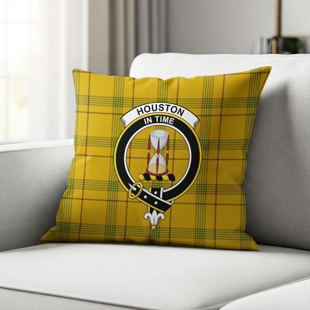 Scottish Houston Clan Badge Tartan Pillow Case - Image 2
