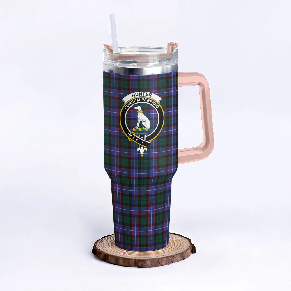 Scottish Hunter Modern Clan Badge Tartan 40oz Tumbler - Image 4