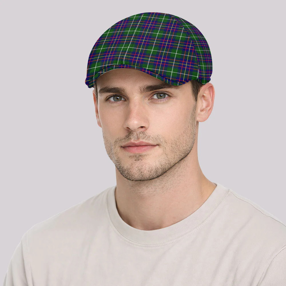 Scottish Inglis Modern Clan Badge Tartan Ivy Cap - Image 3