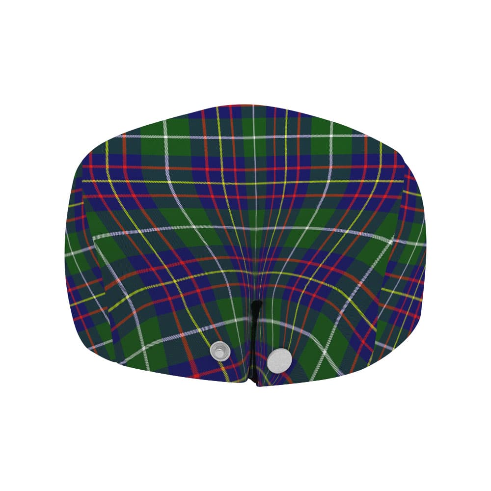 Scottish Inglis Modern Tartan Flat Cap - Image 4
