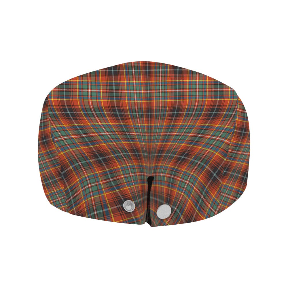 Scottish Innes Ancient Tartan Flat Cap - Image 4