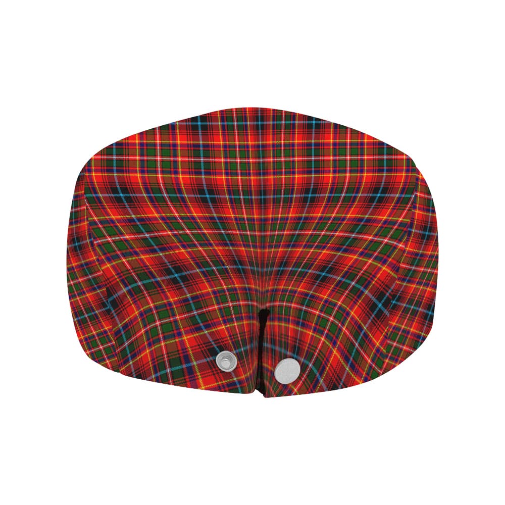Scottish Innes Modern Tartan Flat Cap - Image 4