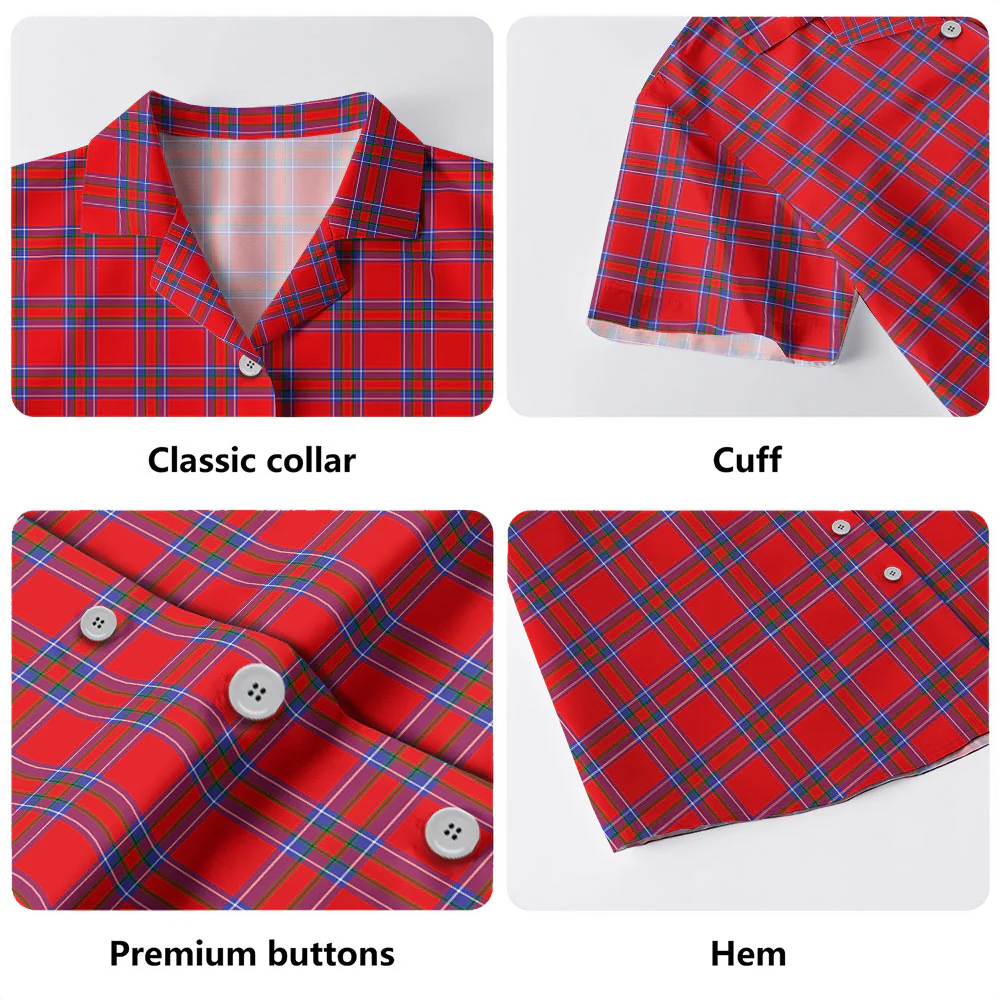 Scottish Inverness District Tartan Hawaiian Shirt - Image 3