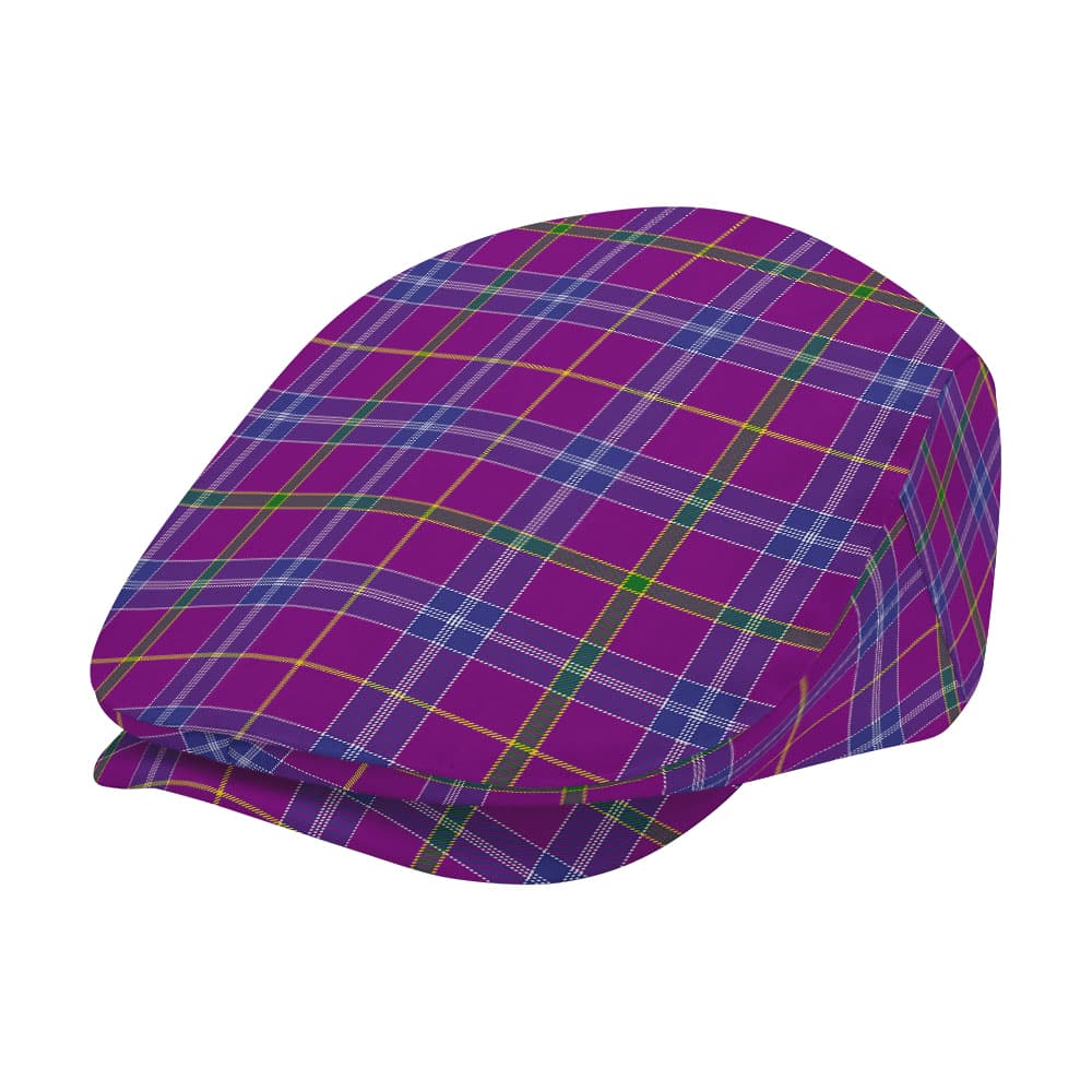 Scottish Jackson Tartan Flat Cap - Image 2