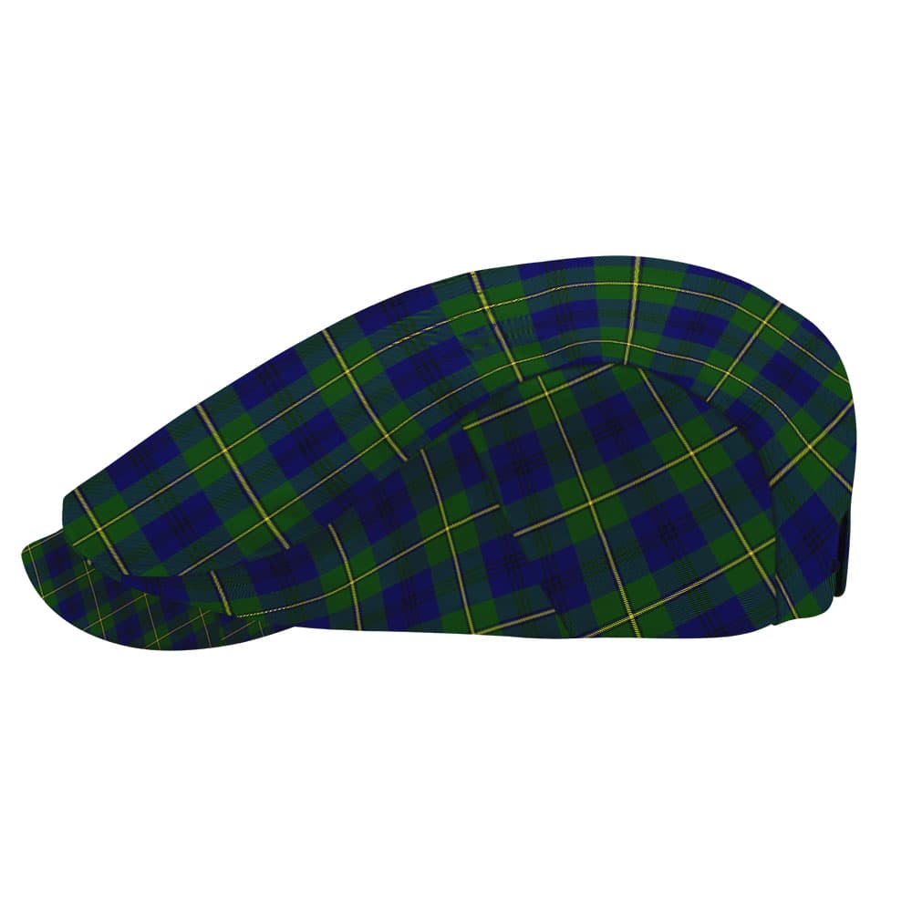 Scottish Johnston Modern Tartan Flat Cap - Image 3