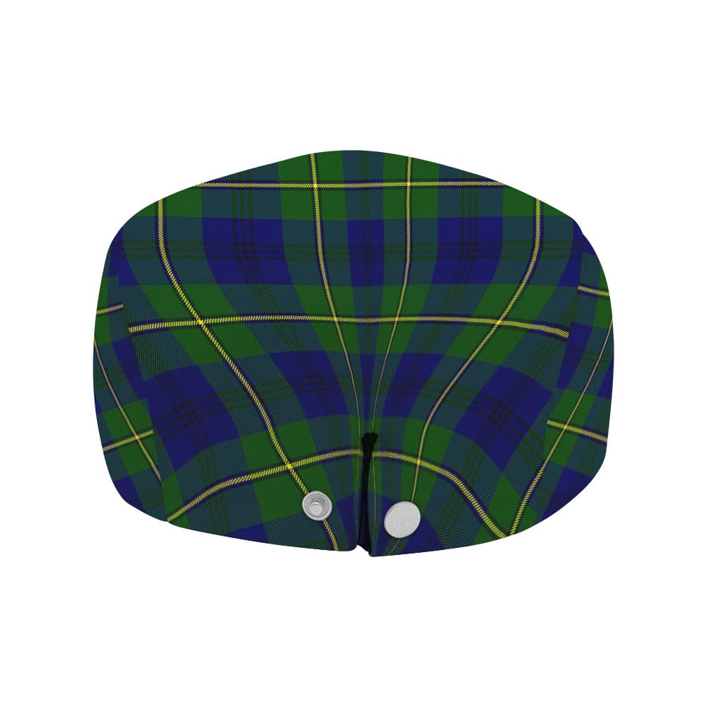 Scottish Johnston Modern Tartan Flat Cap - Image 4