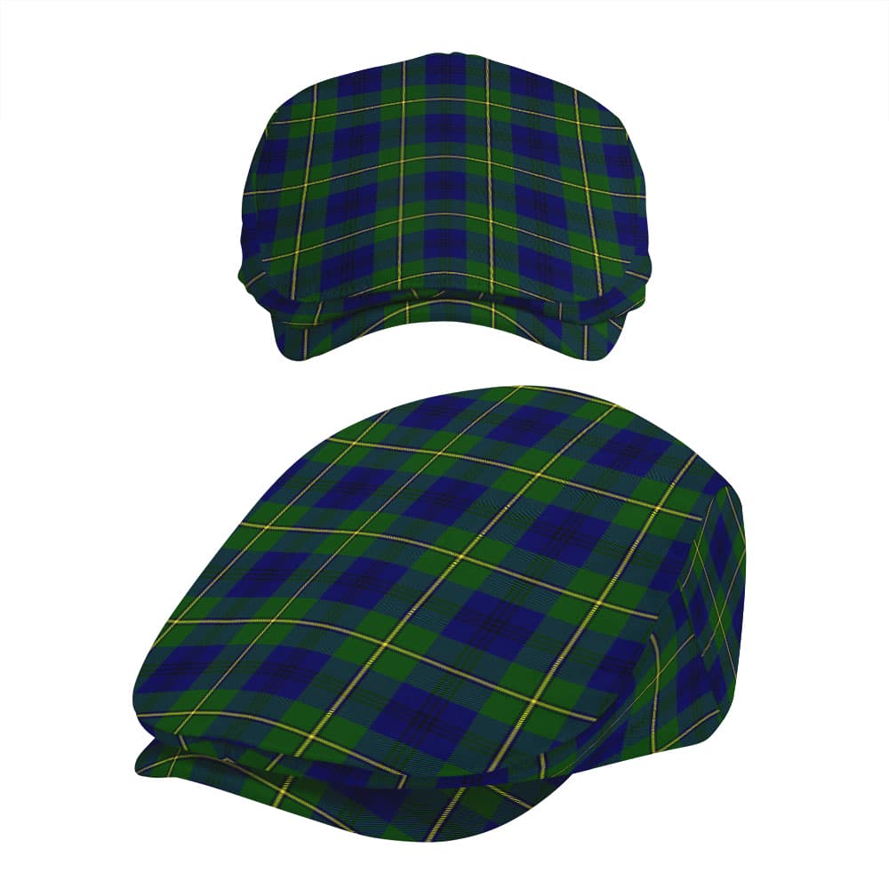 Scottish Johnston Modern Tartan Flat Cap - Image 5