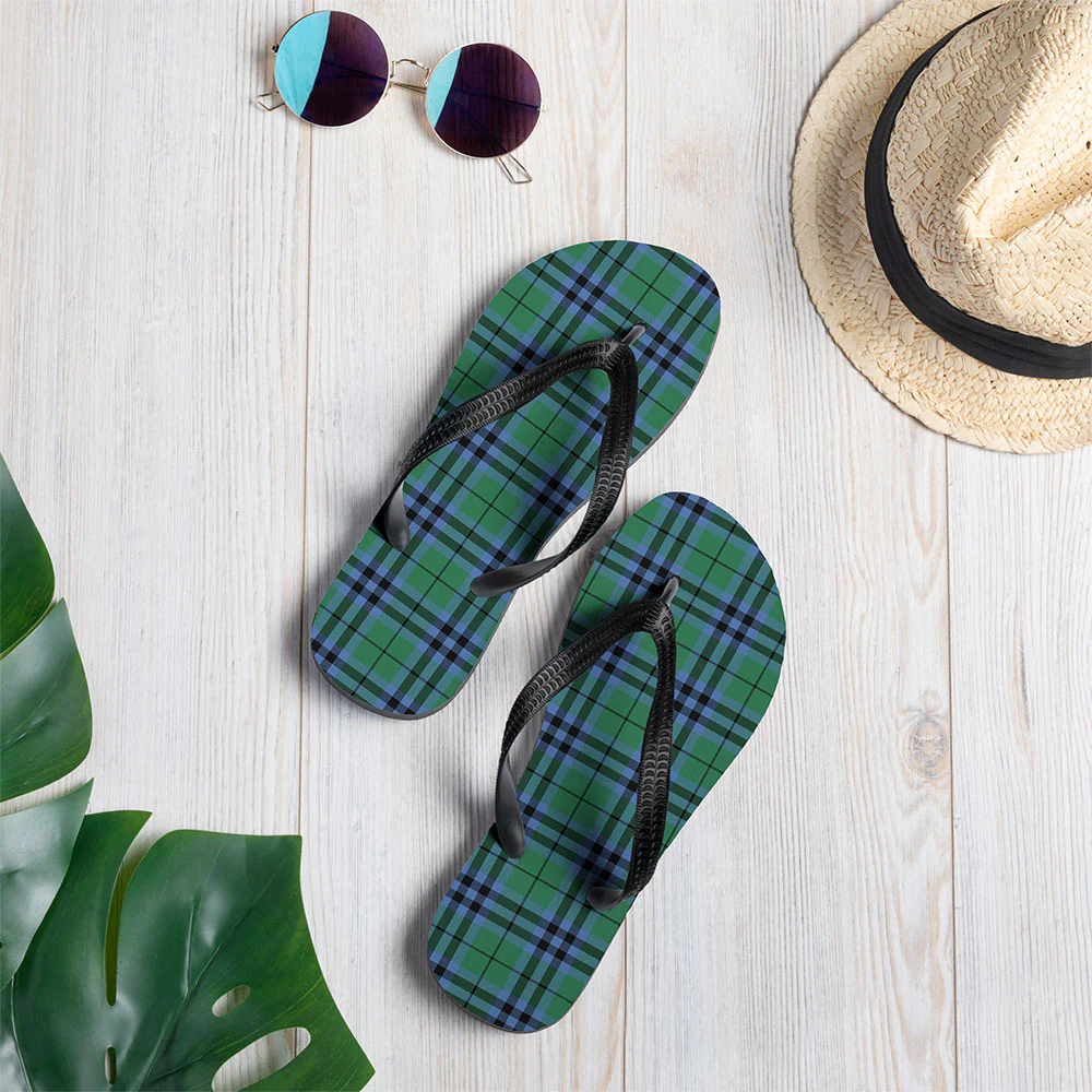 Scottish Keith Ancient Clan Badge Tartan Flip Flops - Image 2