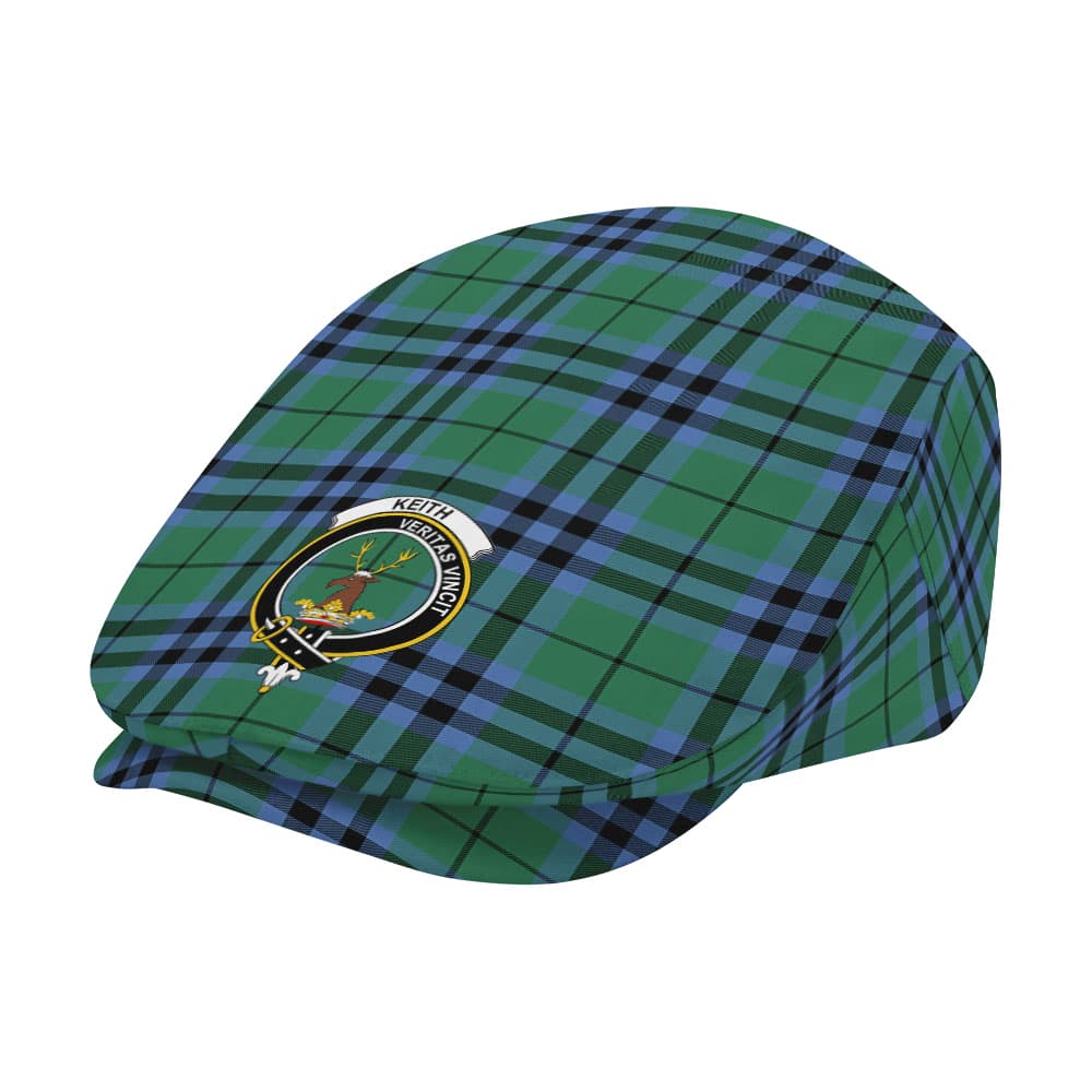 Scottish Keith Clan Badge Tartan Flat Cap - Image 2