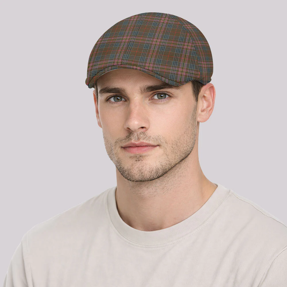 Scottish Kennedy Weathered Clan Badge Tartan Ivy Cap - Image 3