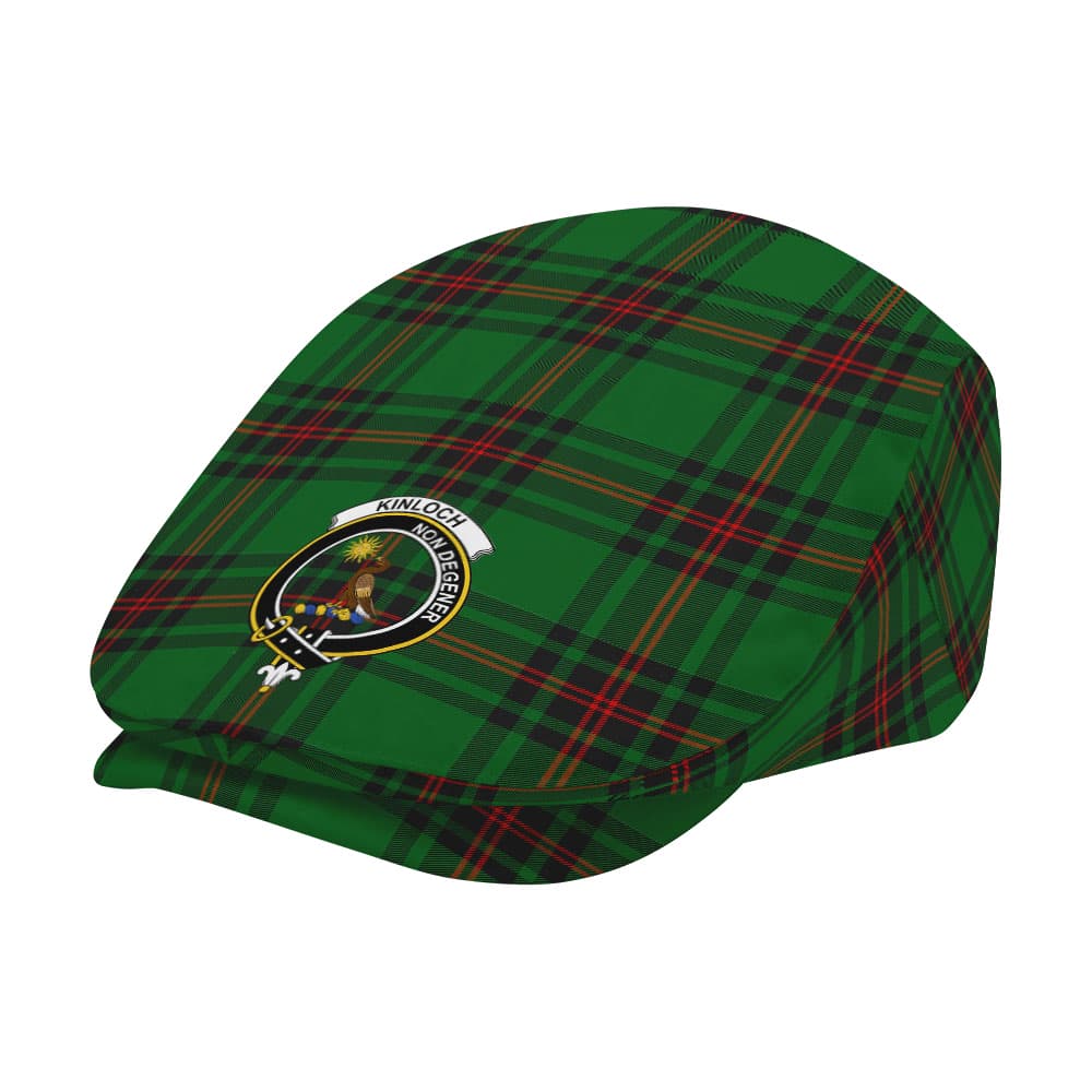 Scottish Kinloch Clan Badge Tartan Flat Cap - Image 2