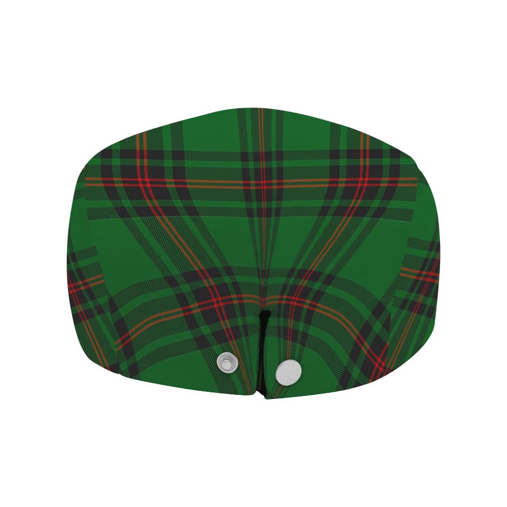 Scottish Kinloch Clan Badge Tartan Flat Cap - Image 4