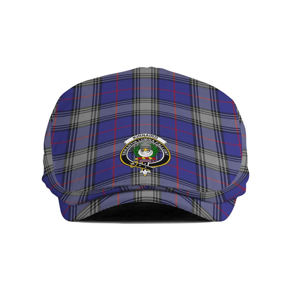 Scottish Kinnaird Clan Badge Tartan Flat Cap