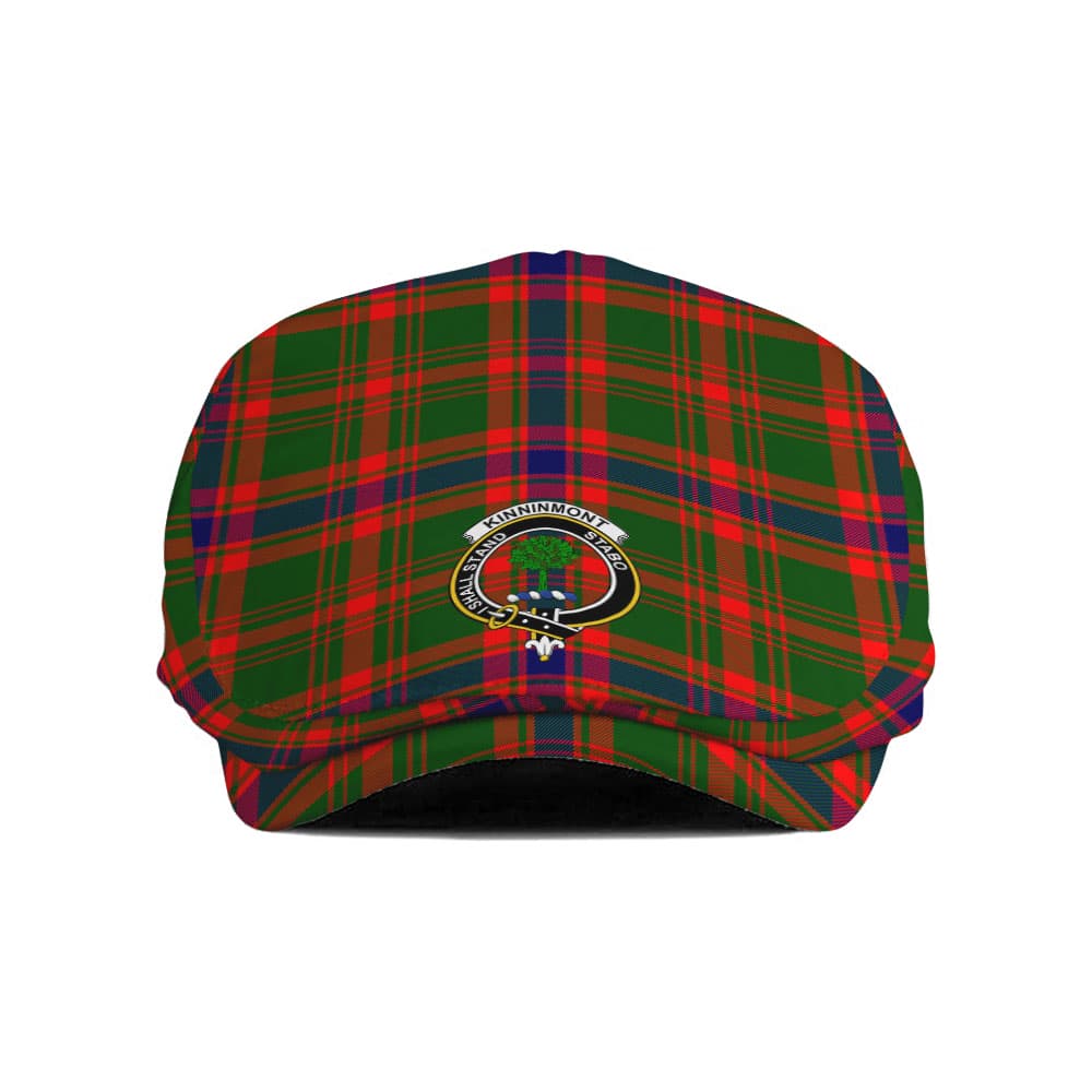 Scottish Kinninmont Clan Badge Tartan Flat Cap